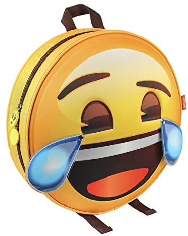 Cerda Emoji Crying Laughing Face Emoji Backpack 28cm RRP 12.99 CLEARANCE XL 7.99